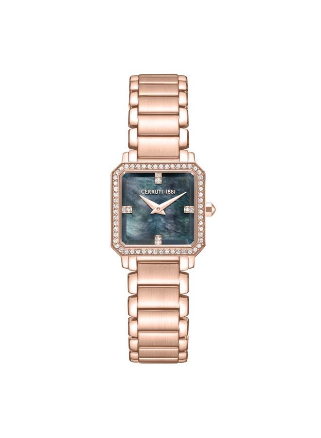 Women's Perugia Rose Gold Plated Stainless Steel B...